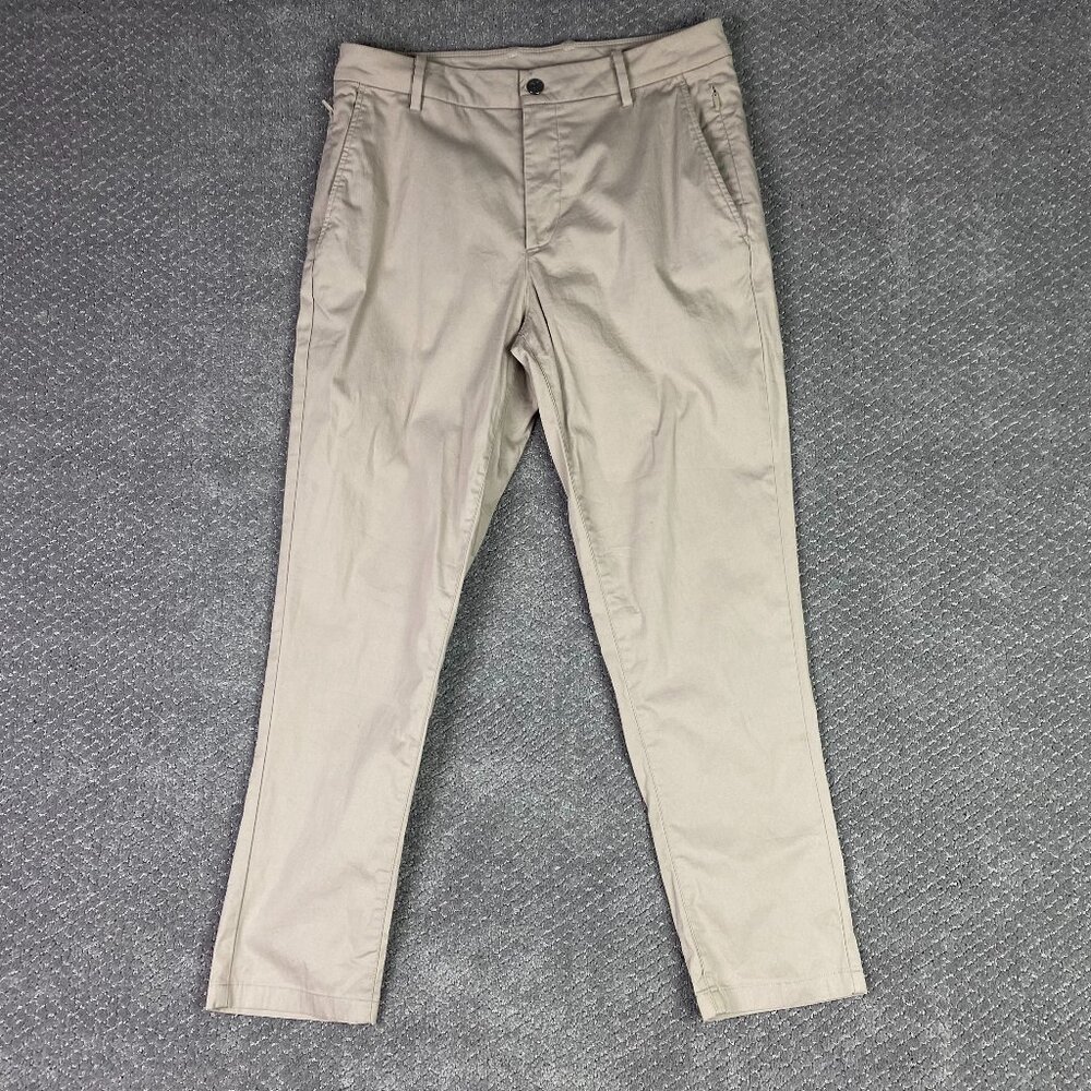 Birddogs 6-Pocket Chinos Khakis Men's 32 x 28 Fits 32 x 27.5 Stretch Performance